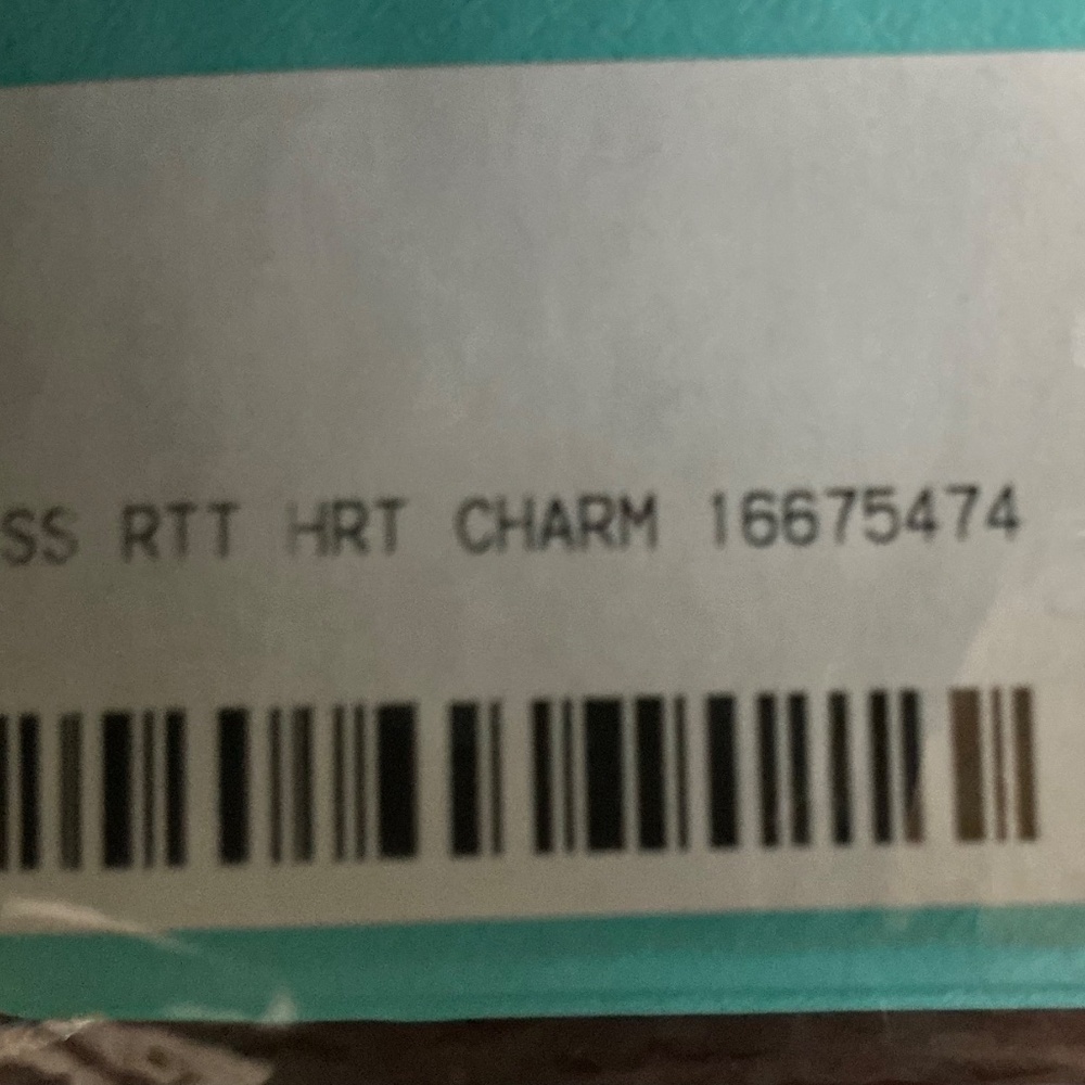 Tiffany & Co. Large Return to Tiffany Heart Charm Sterling Silver NWT - Picture 6 of 6